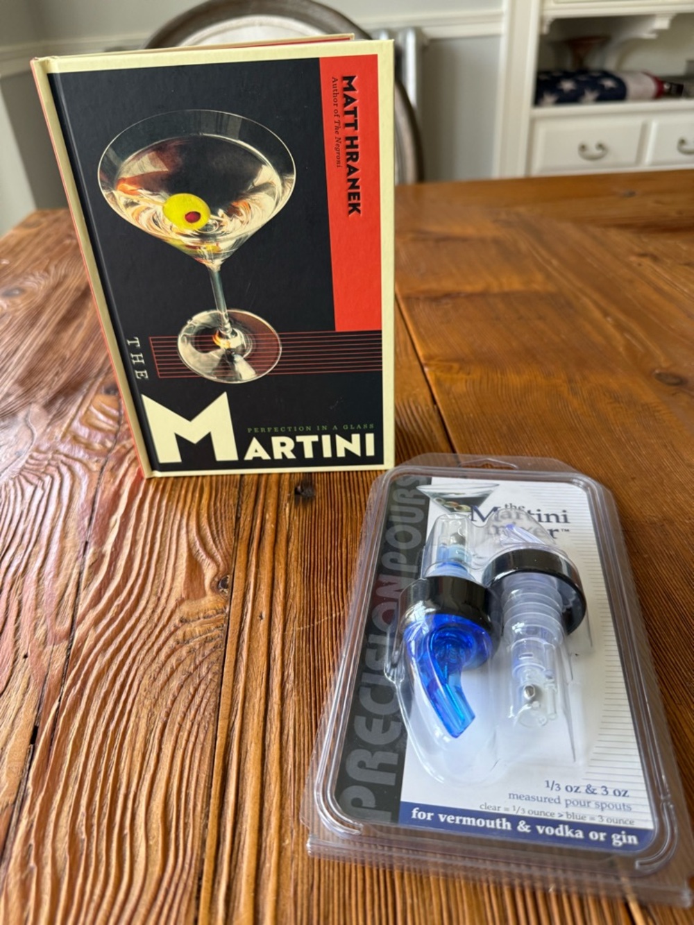 The Martini Book and Martini Mixer Measured Pour Spouts: NEW!